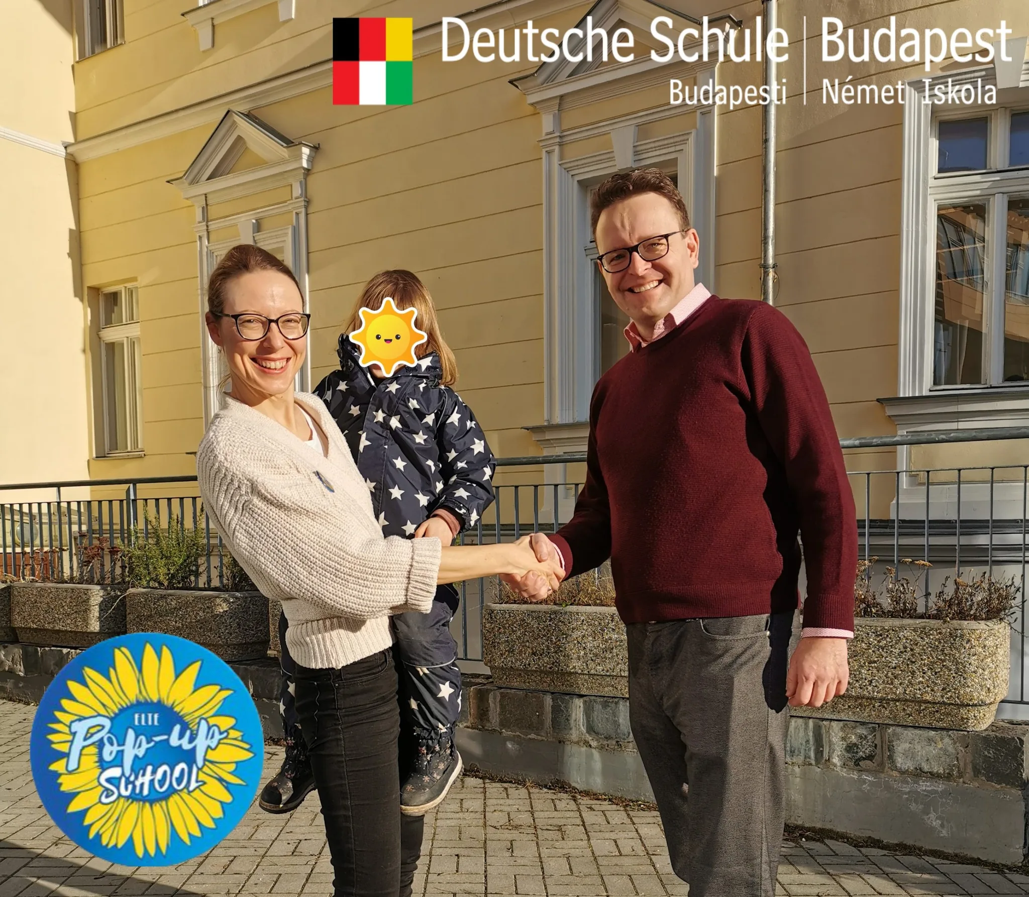 PopUp school mit Logos