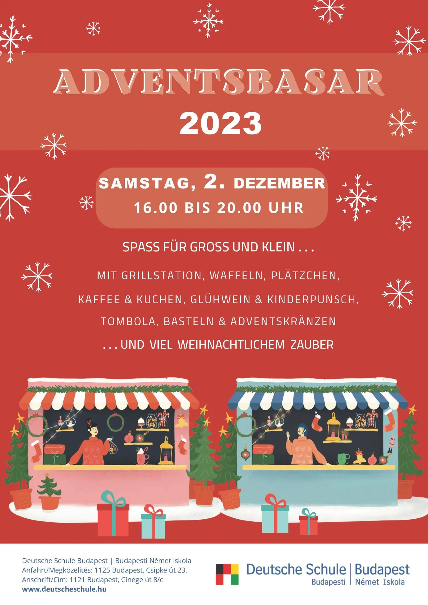 Plakat Adventsbasar 2023