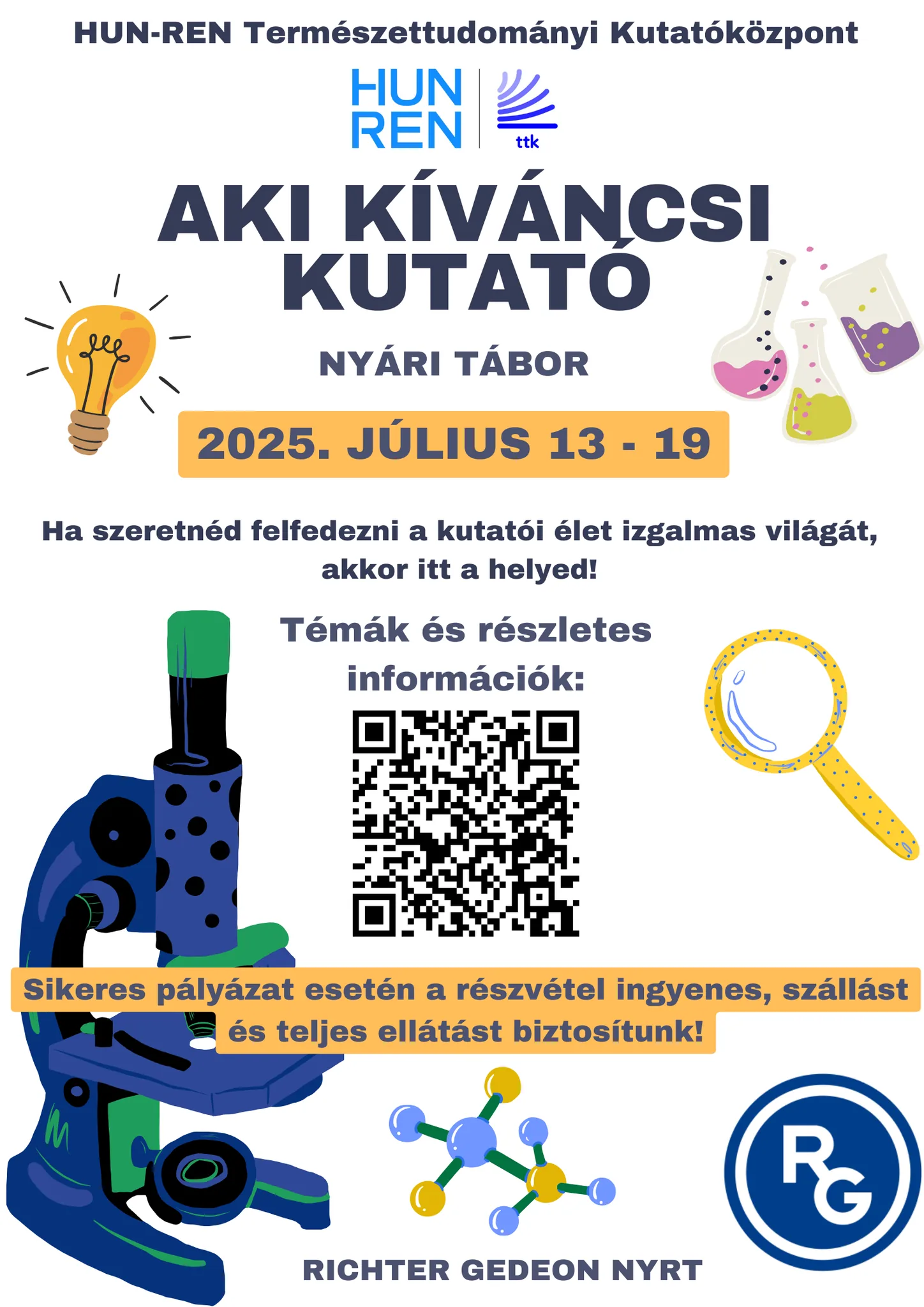 AKI Kivancsi Kutato Tabor 2025 poszter