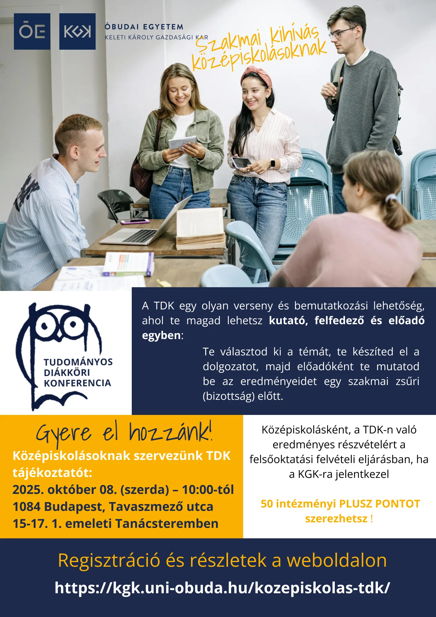 Kozepiskolas TDK plakat 2025
