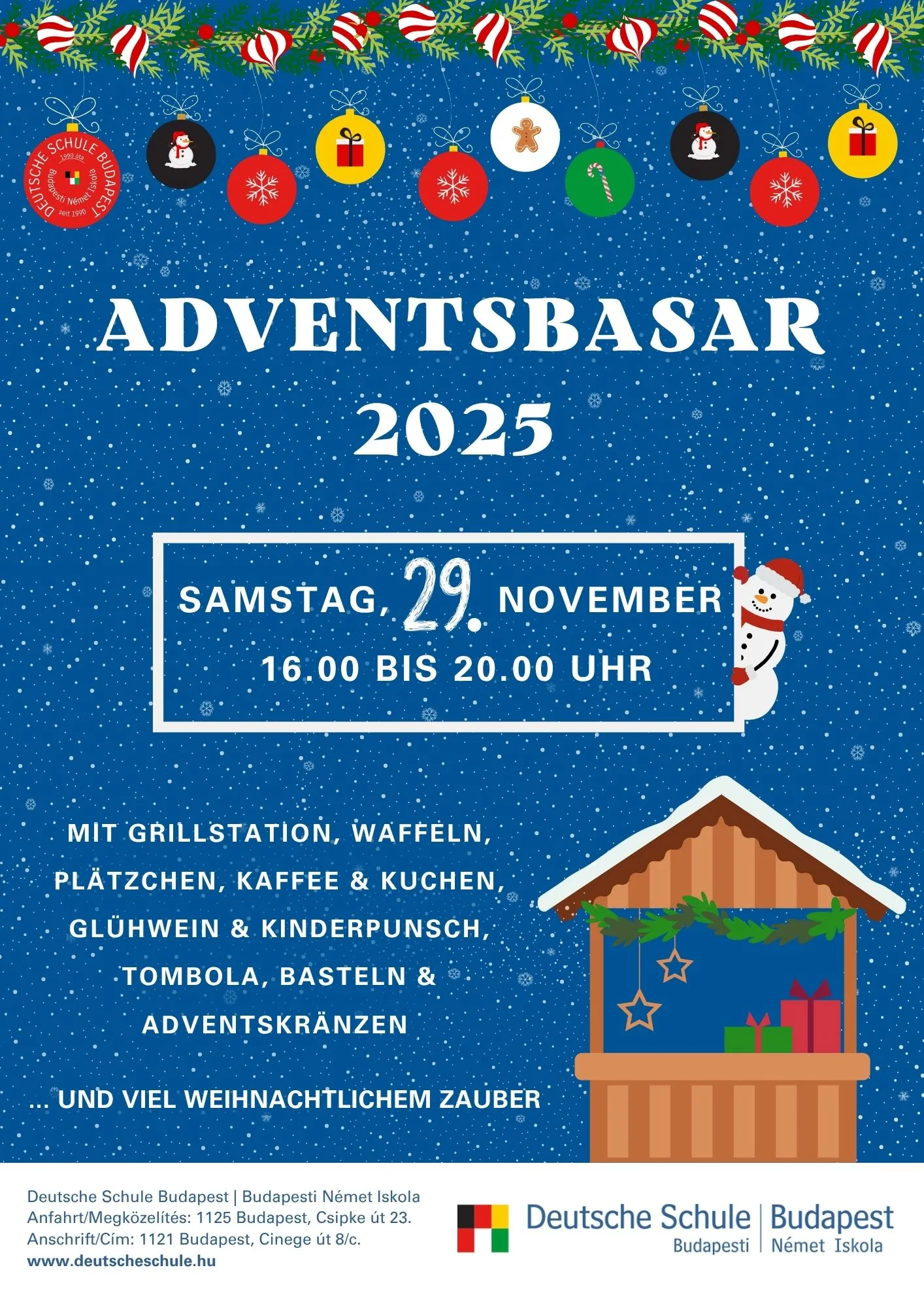 Plakat Adventsbasar