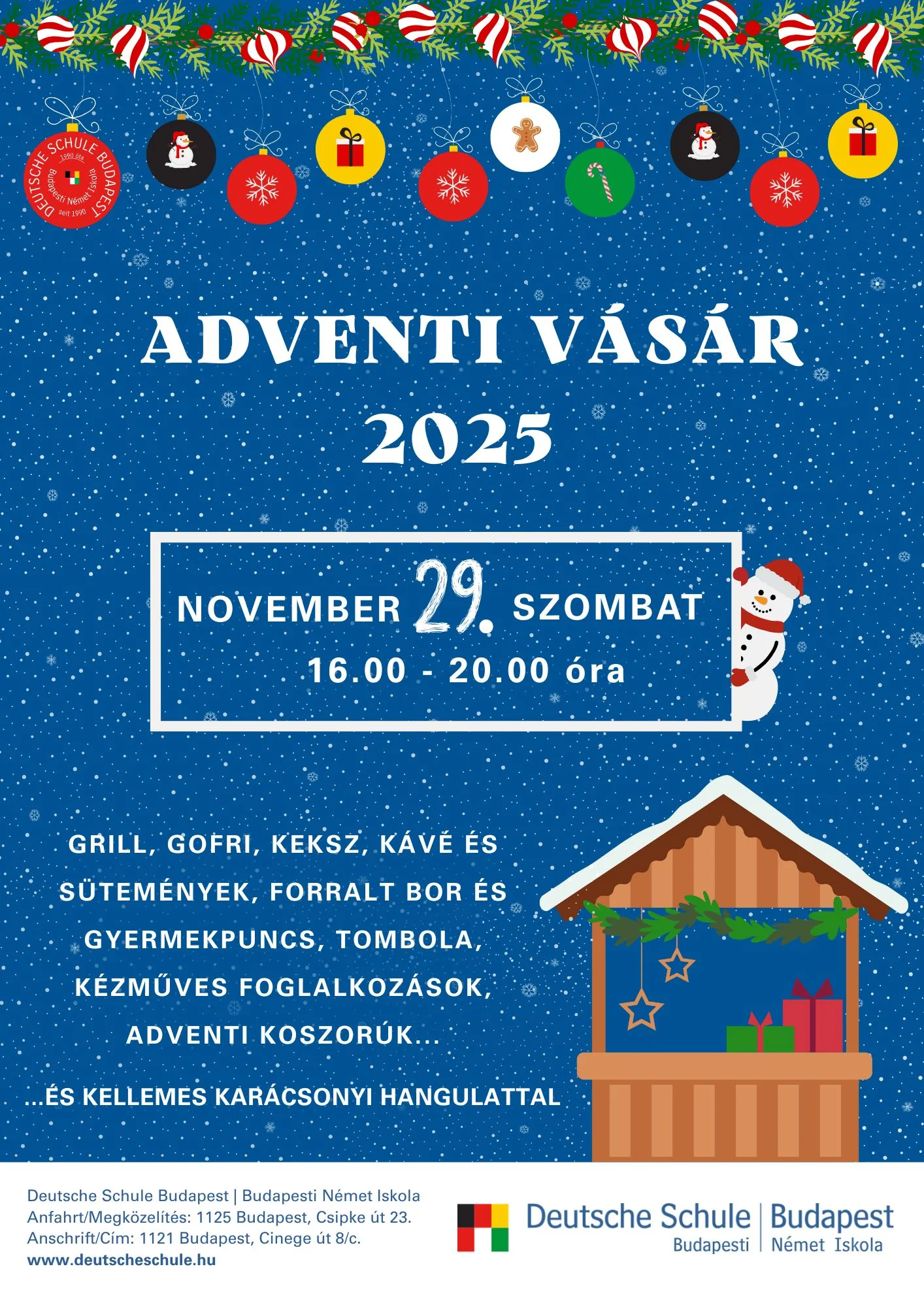 Plakat Adventsbasar 2025