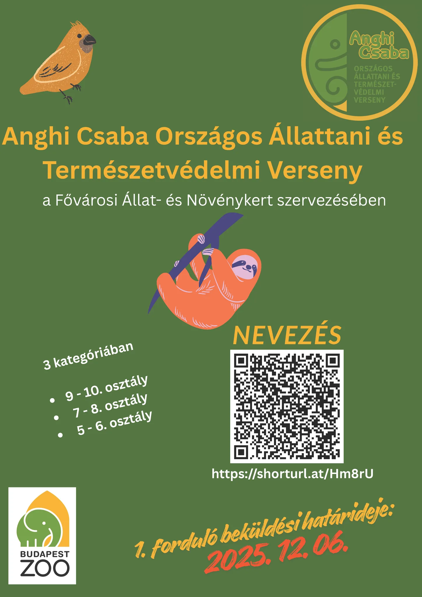 Anghi Csaba Országos Állattani és Természetvédelmi Verseny